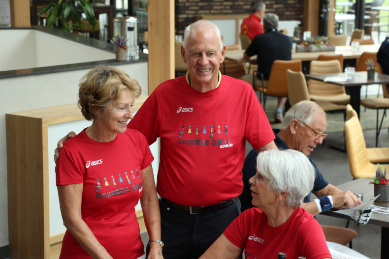 De organisatie was in goede handen Chris, Hans en Elly.