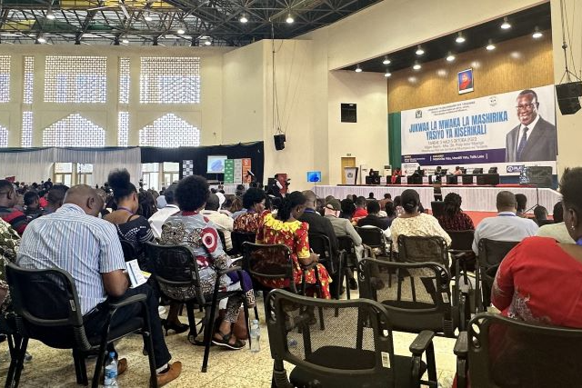 Deelnamers aan het congres